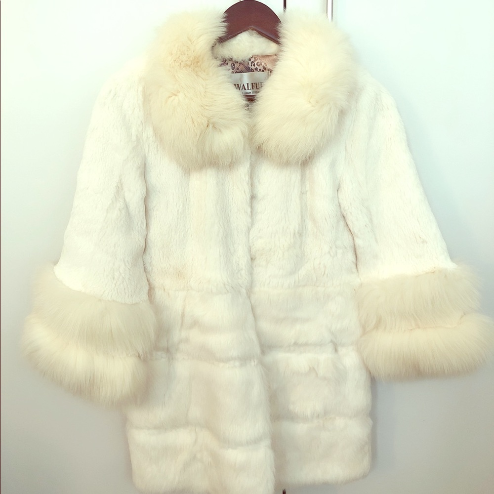 Fur coat and fur waistcoat